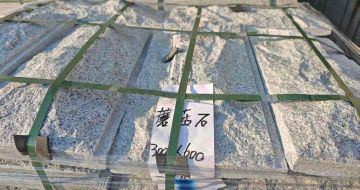 通辽芝麻白蘑菇石，自然面