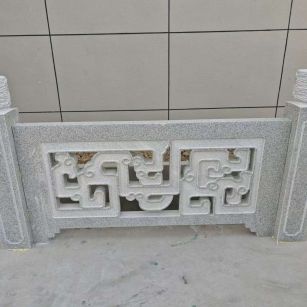 通辽芝麻白河道栏杆 桥栏杆