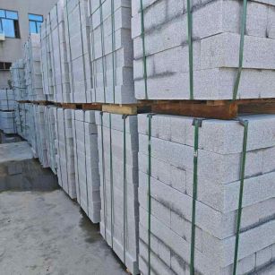 通辽芝麻白路牙石，路侧石