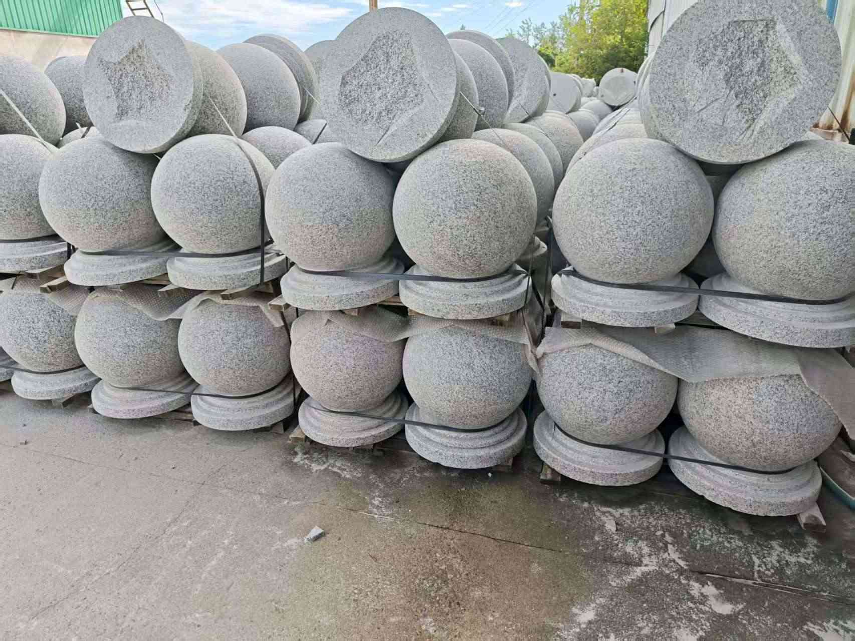 通辽圆球石球挡车球