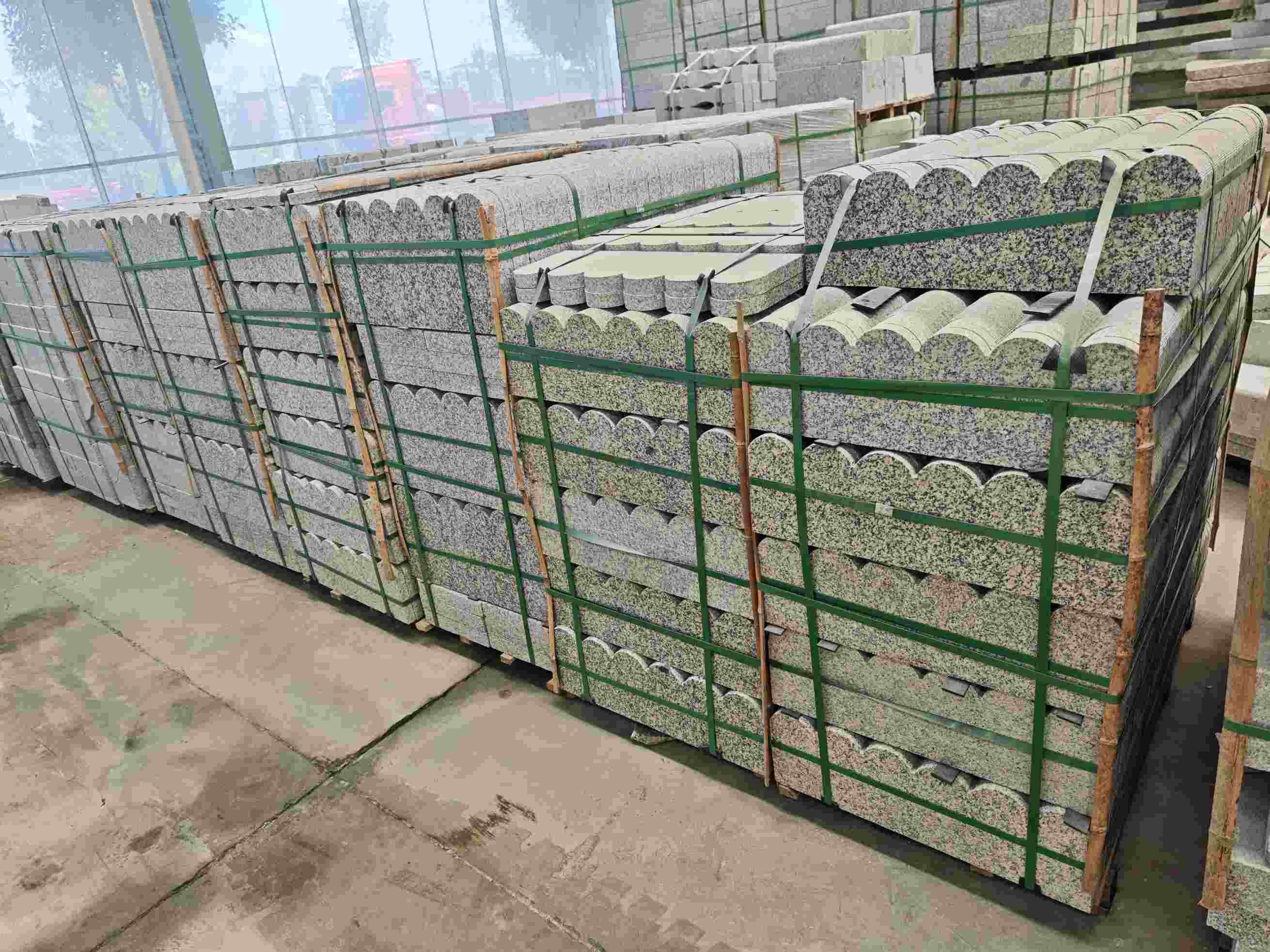 通辽芝麻白芙蓉白花边石